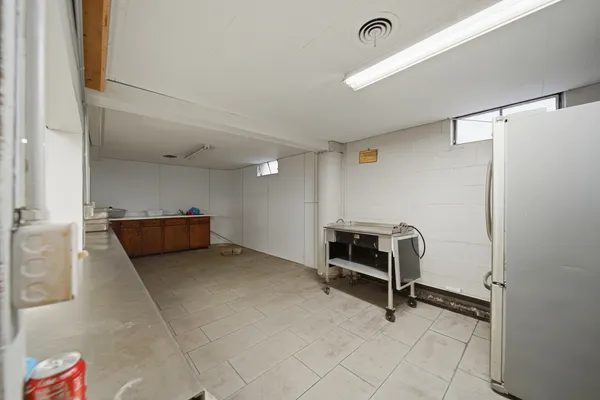 a view of a livingroom with a staircase