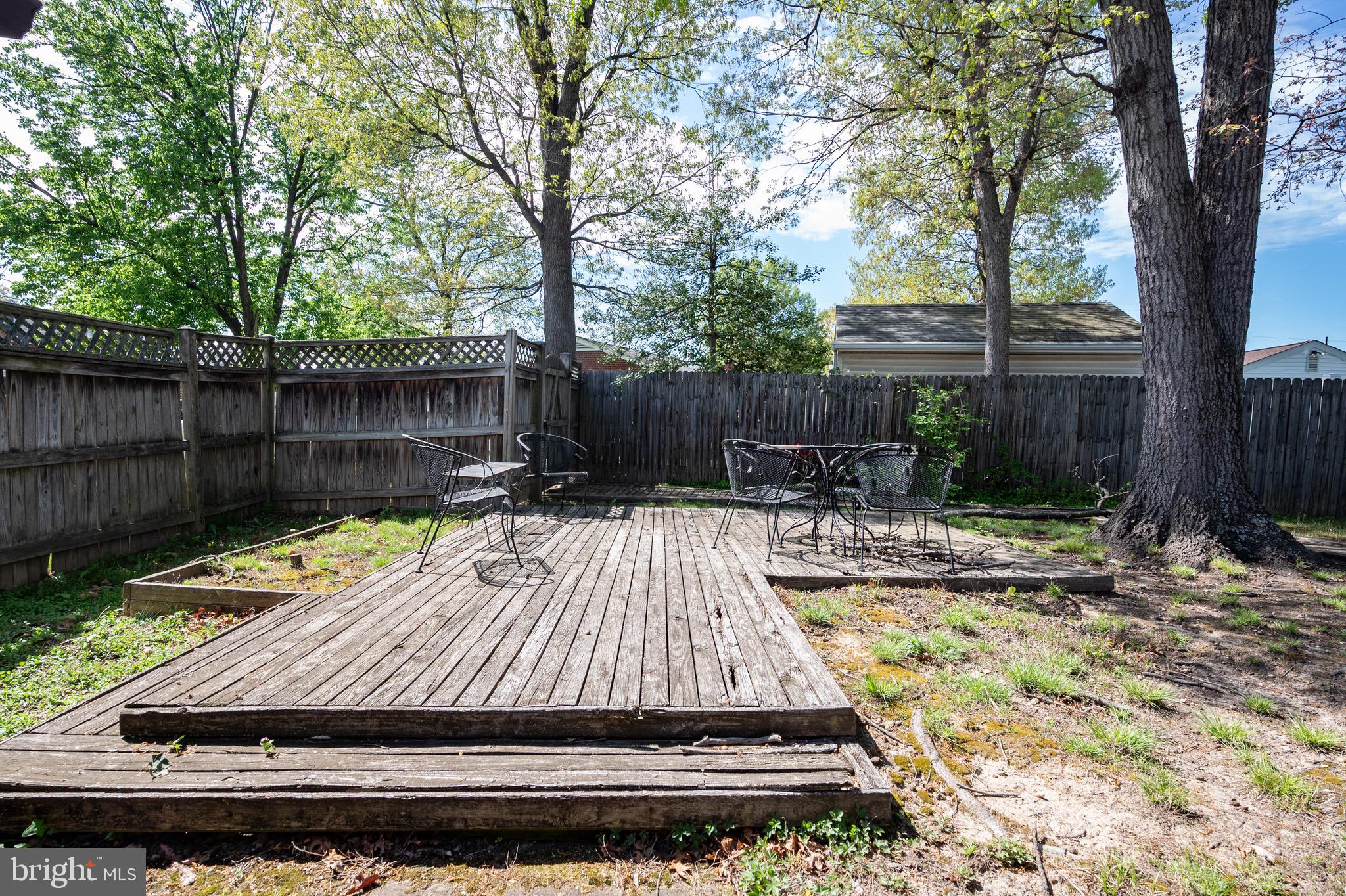 6820 Constance Drive Springfield, VA 22150 - Photo 38 of 46 Fully Fenced Back Yard
