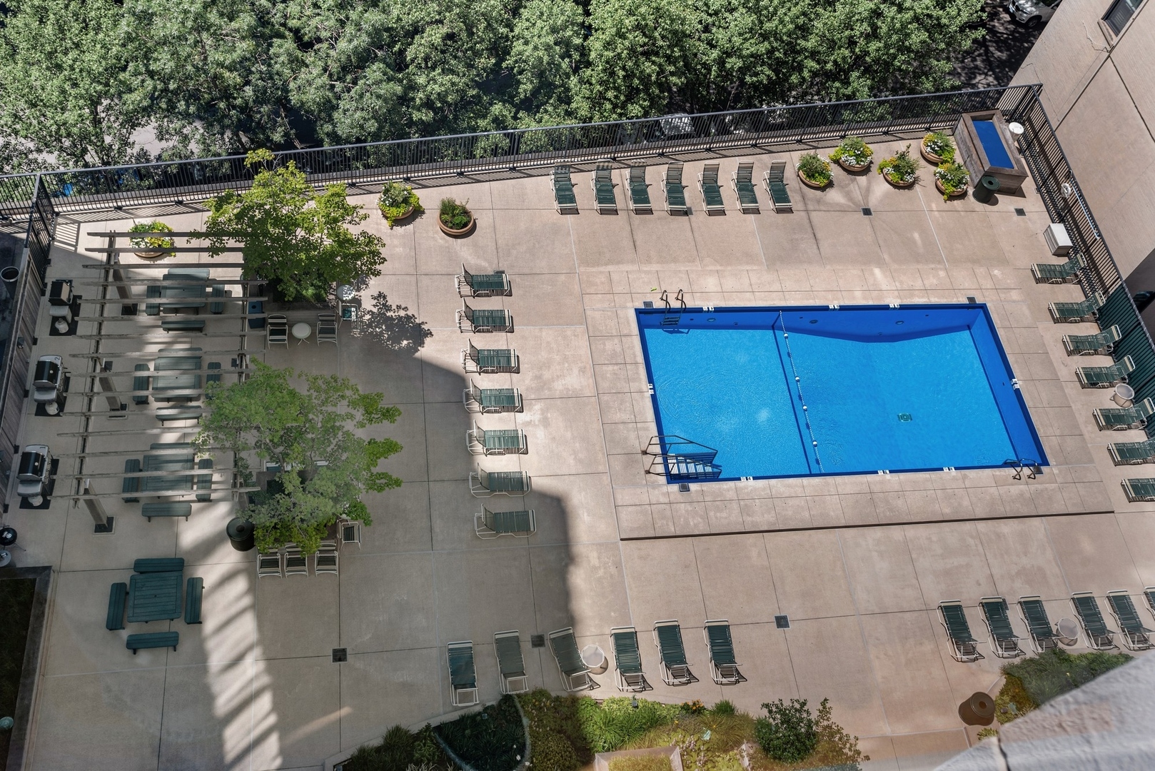 1310 North Ritchie Court, Unit 19B Chicago, IL 60610 - Photo 19 of 30 an aerial view of a house with a yard