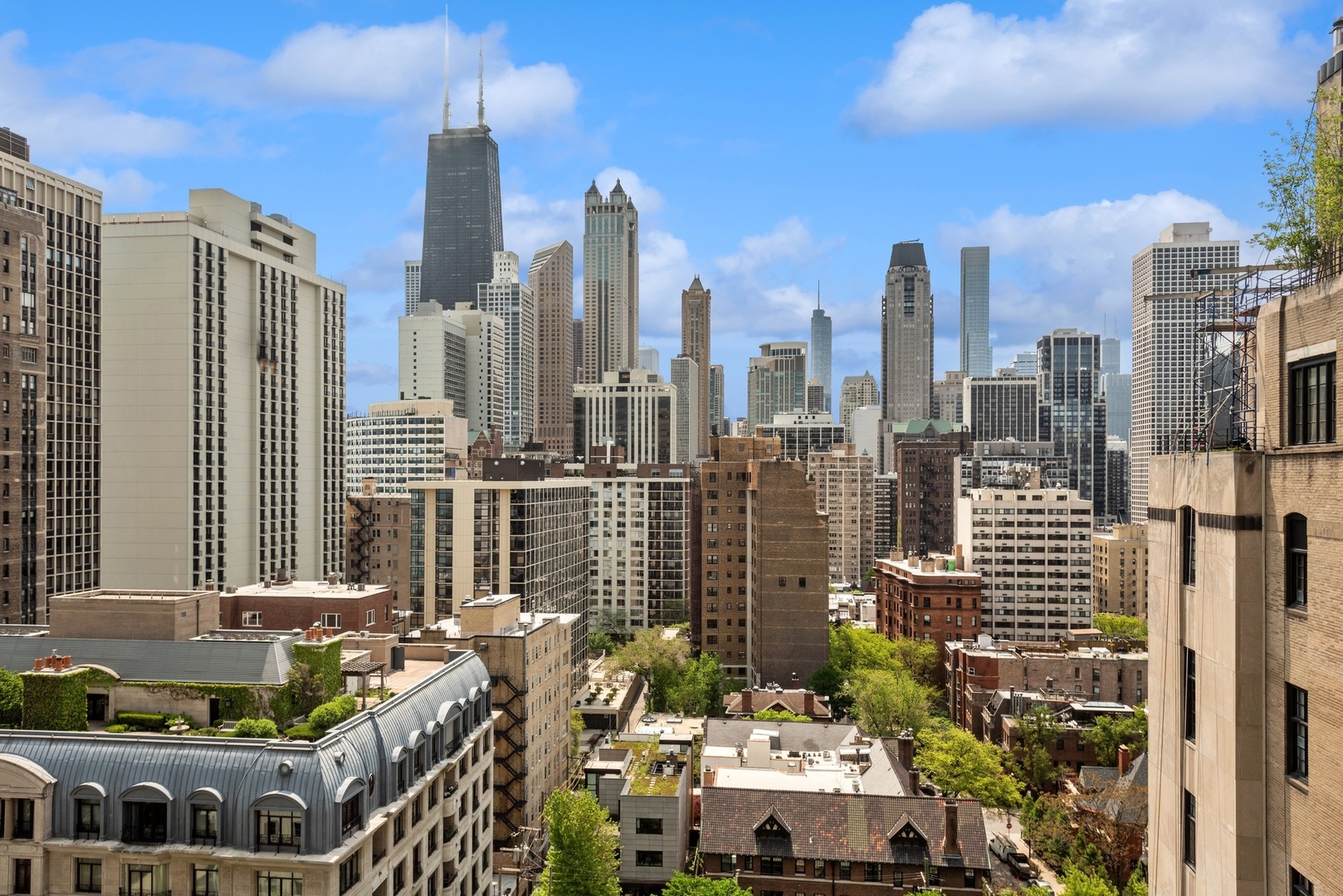 1310 North Ritchie Court, Unit 19B Chicago, IL 60610 - Photo 10 of 30 a view of city with tall buildings