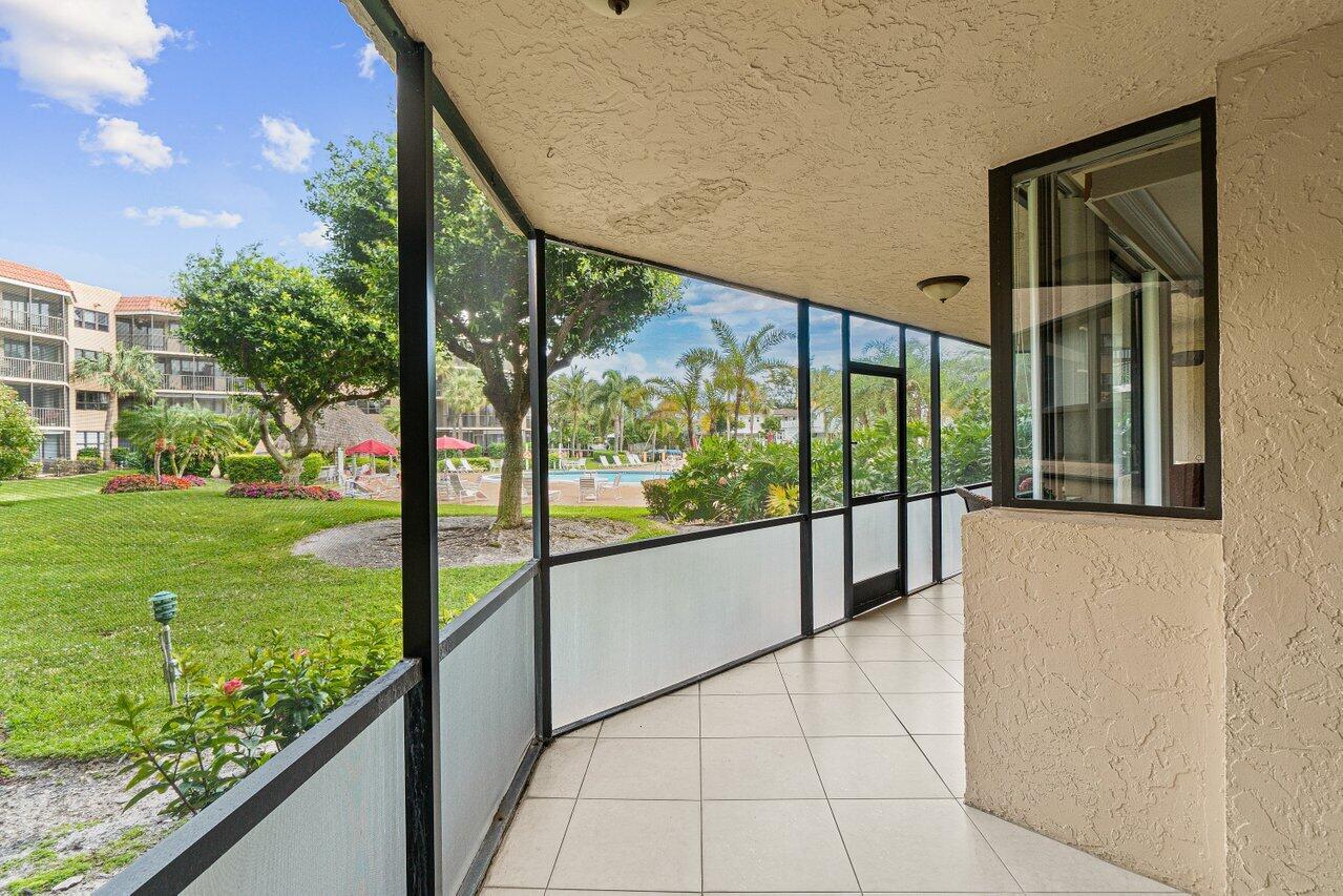 800 Jeffery Street, Unit 109 Boca Raton, FL 33487 - Photo 20 of 43 Large Balcony