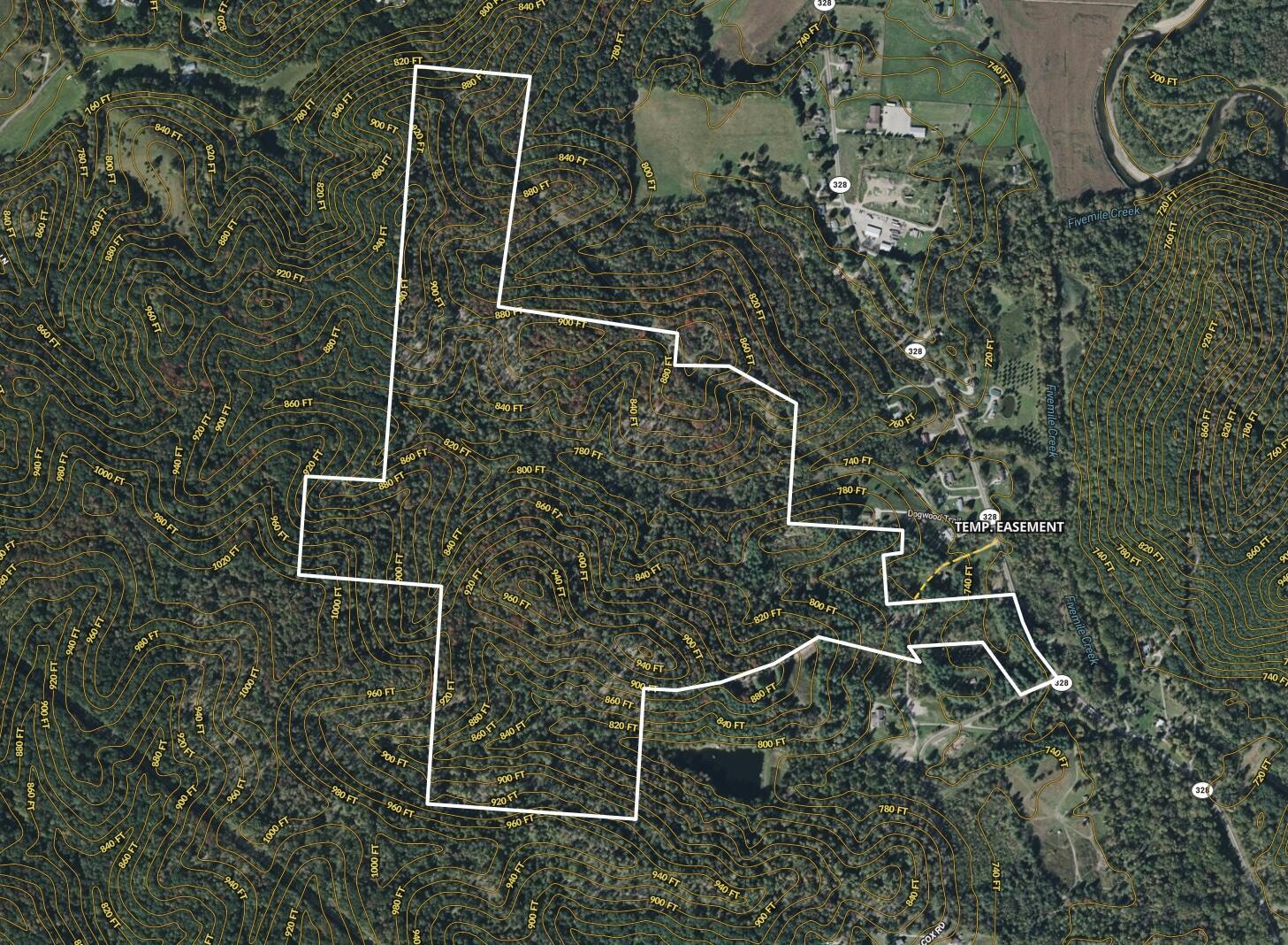 0 Cox Road Logan, OH 43138 - Photo 15 of 50 Cox Road Aerial W:contours
