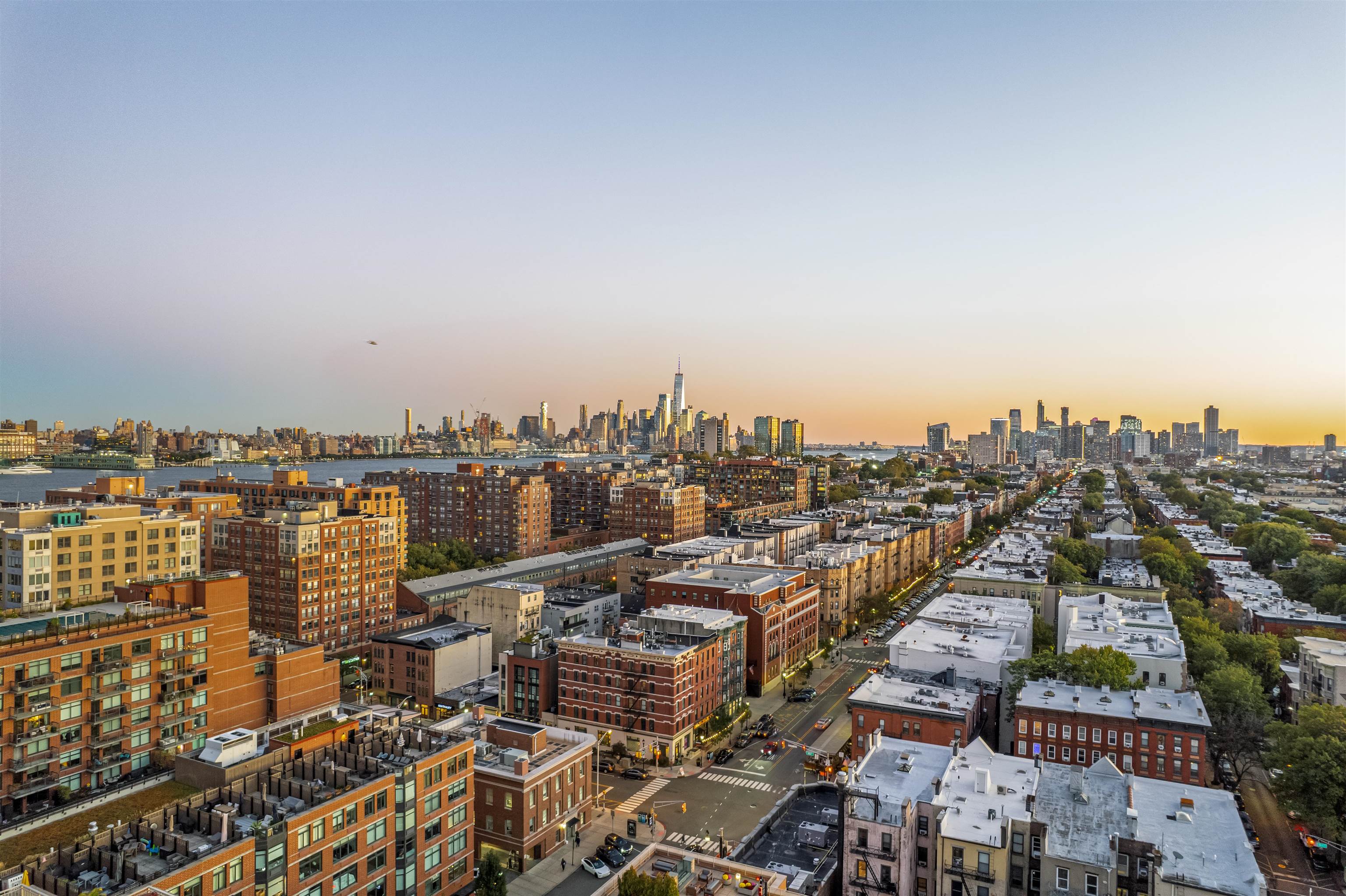 1450 Washington Street, Unit 608 Hoboken, NJ 07030 - Photo 22 of 44 an aerial view of a city
