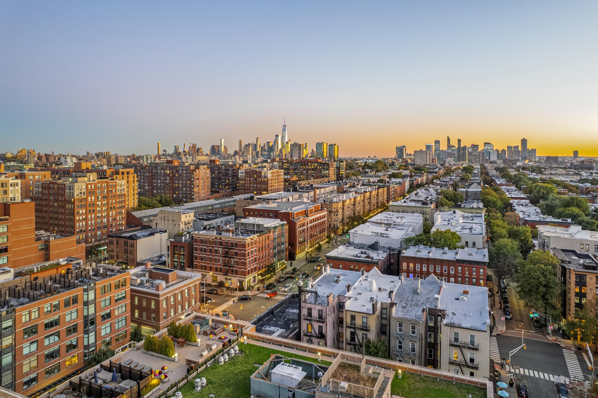 1450 Washington Street, Unit 608 Hoboken, NJ 07030 - Photo 23 of 44 an aerial view of city