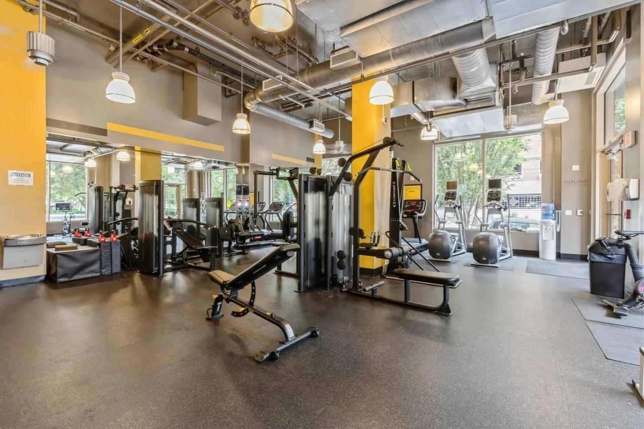 1450 Washington Street, Unit 608 Hoboken, NJ 07030 - Photo 35 of 44 a view of a room with gym equipment