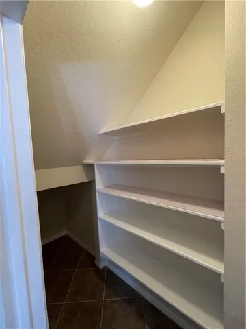 a close view of closet