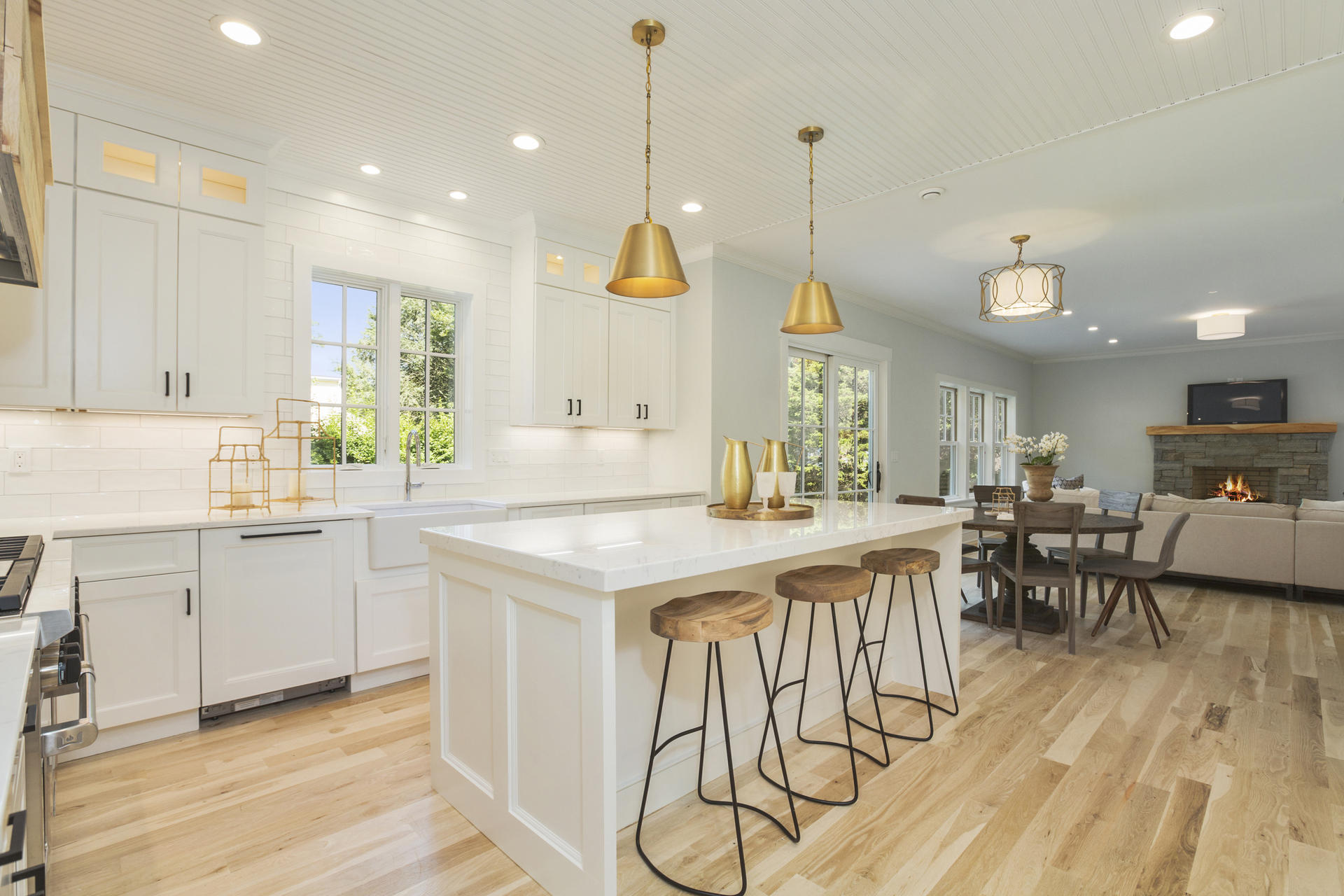 8 Walmsley Road Darien, CT 06820 - Photo 9 of 28 a kitchen with white cabinets and sink