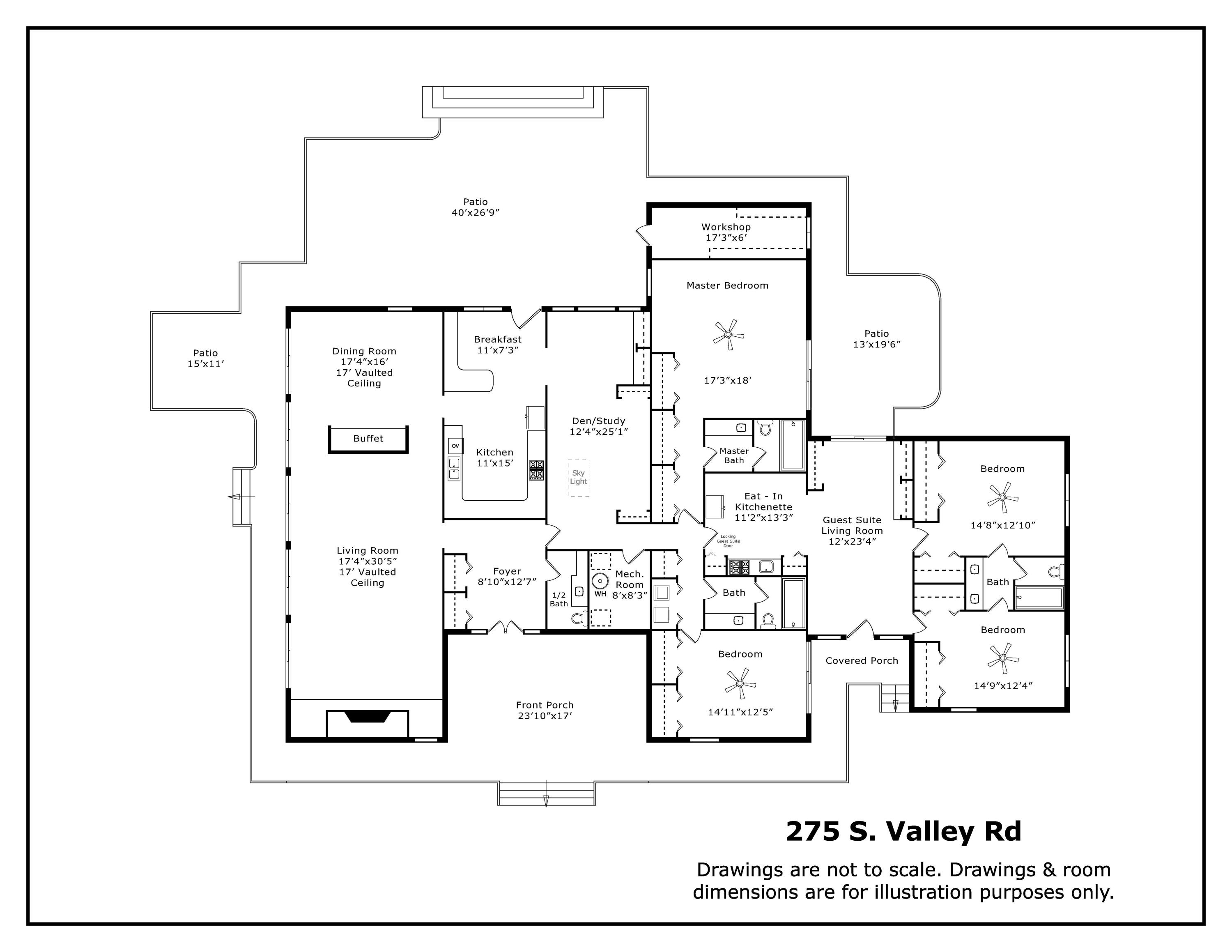 275 South Valley Road Southern Pines, NC 28387 - Photo 25 of 25 Floor Plan_275 S Valley Rd
