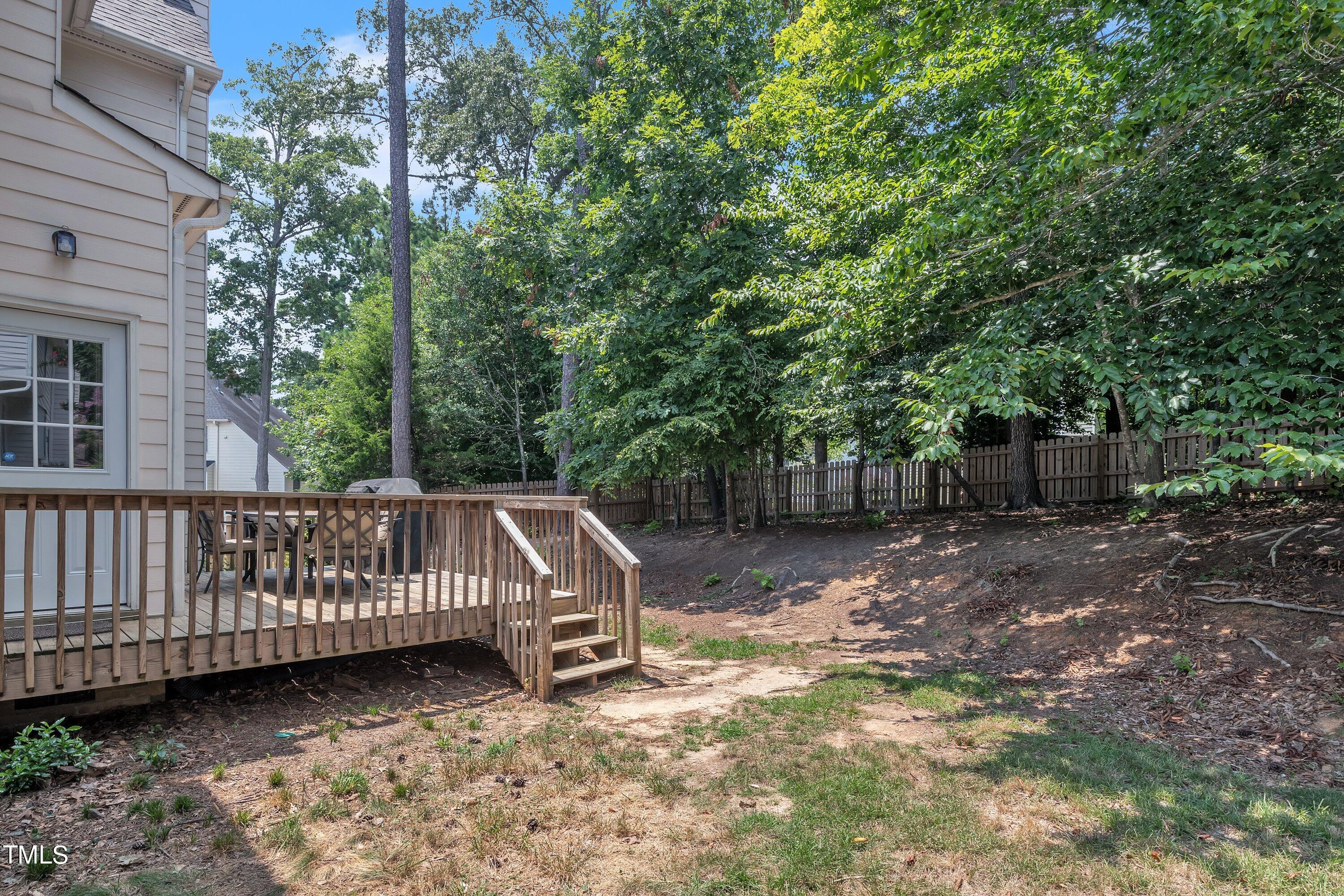 4702 Regency Drive Durham, NC 27713 - Photo 43 of 45 a view of backyard with small cabin