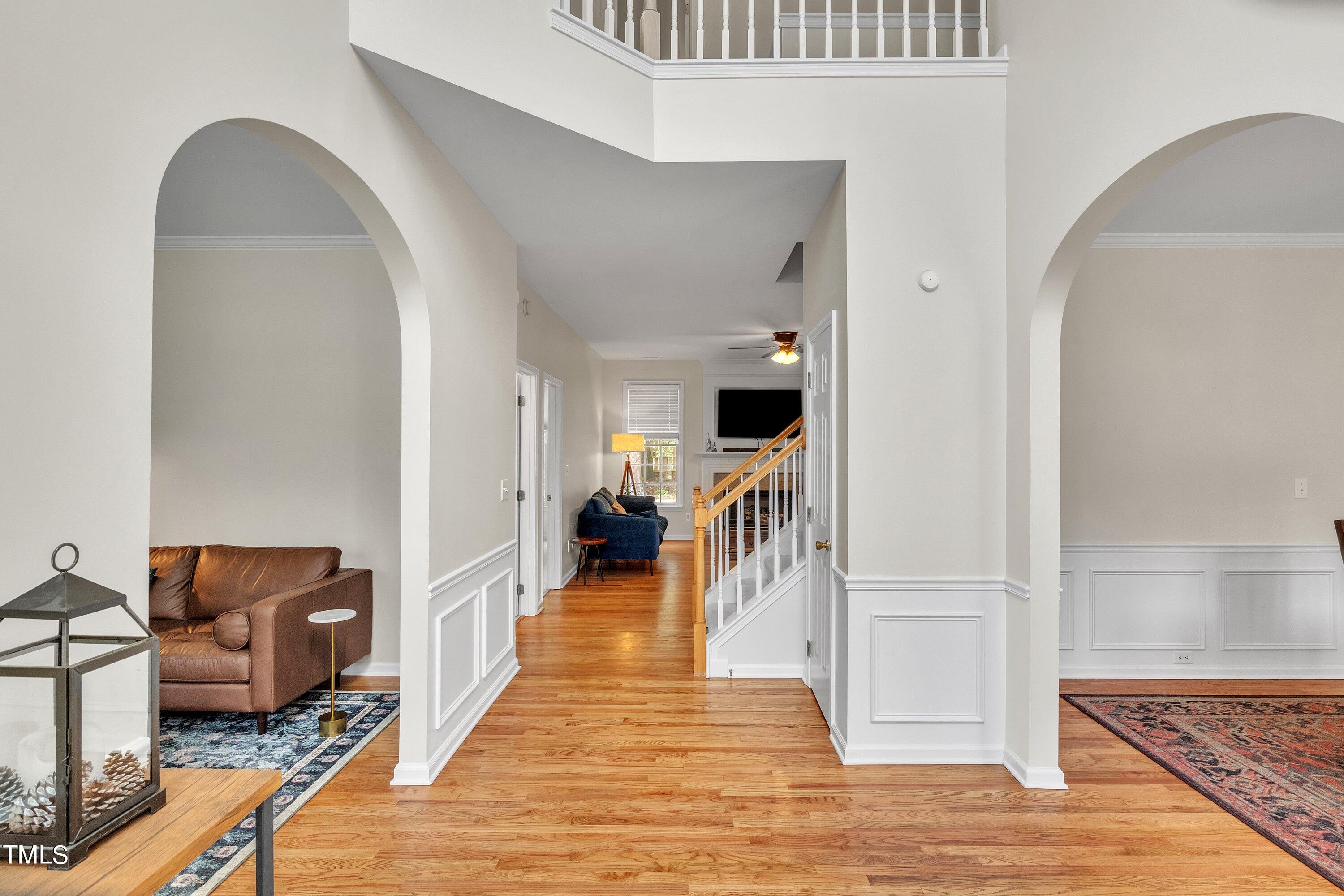 4702 Regency Drive Durham, NC 27713 - Photo 5 of 45 a view of living room and dining room