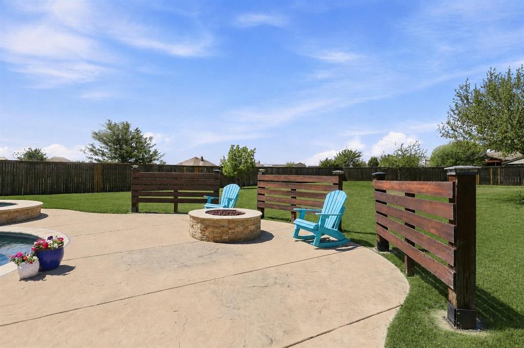 113 High Vista Road Decatur, TX 76234 - Photo 35 of 40 Grass is digitally enhanced. Gas Firepit for Roasting Weenies and Marshmallows!