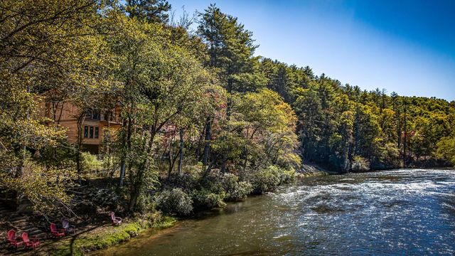 a view of outdoor space and trees