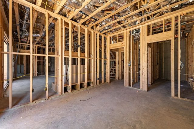 a view of a bathroom with a shower and a sink