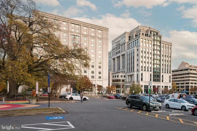 a view of a building with street