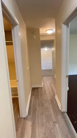 wooden floor in a gallery