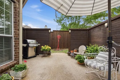 a view of a patio with furniture and a couch
