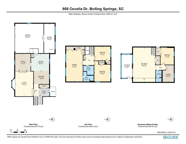 $240,000 | 808 Cecelia Drive, Boiling Springs, SC 29316