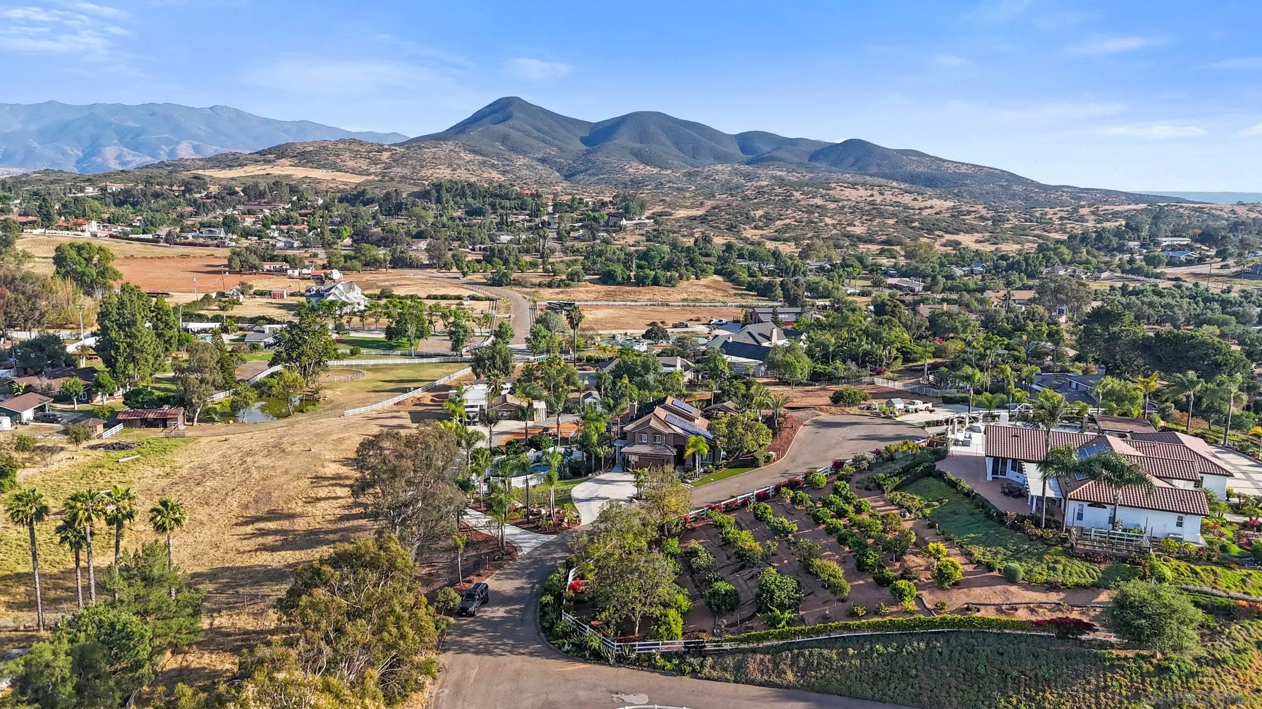 13925 Illerongis Road Jamul, CA 91935 - Photo 54 of 54 an aerial view of residential house and green space
