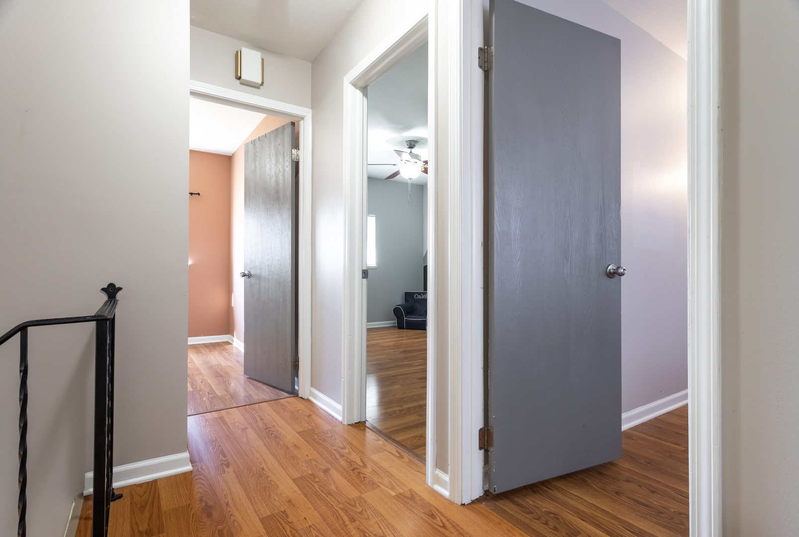 206 Seabury Road Bolingbrook, IL 60440 - Photo 12 of 16 a view of a hallway with wooden floor