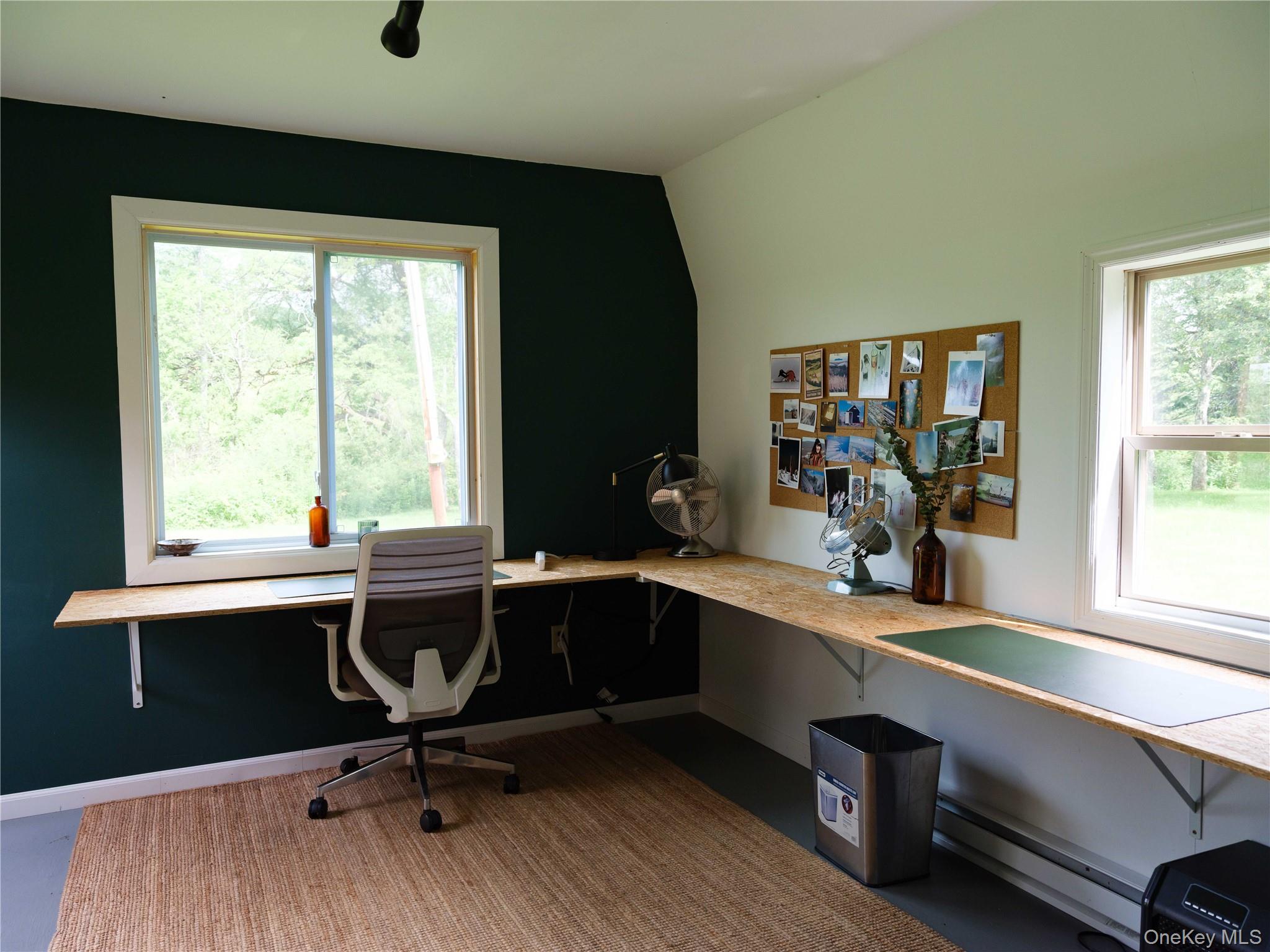 260 Gladstone Hollow Road Andes, NY 13731 - Photo 30 of 39 a view of a workspace with furniture and a window