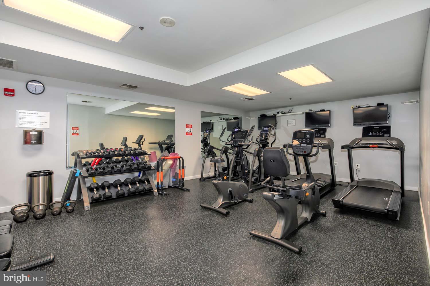 3883 Connecticut Avenue Northwest, Unit T3 Washington, DC 20008 - Photo 23 of 25 a view of a room with gym equipment