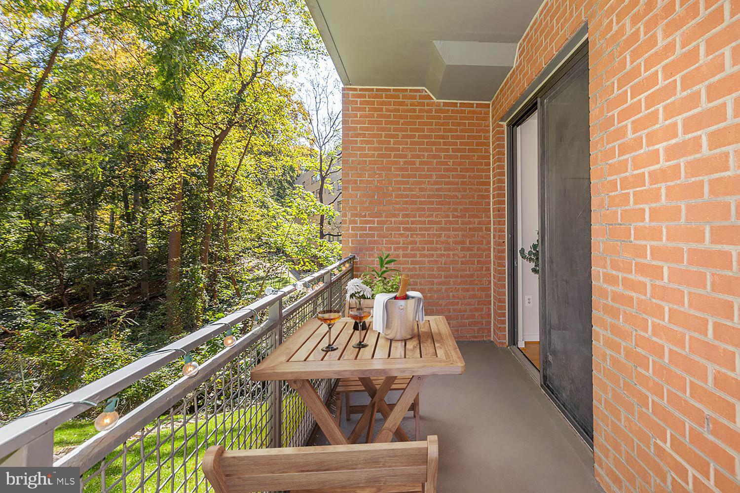 3883 Connecticut Avenue Northwest, Unit T3 Washington, DC 20008 - Photo 9 of 25 a view of balcony with furniture
