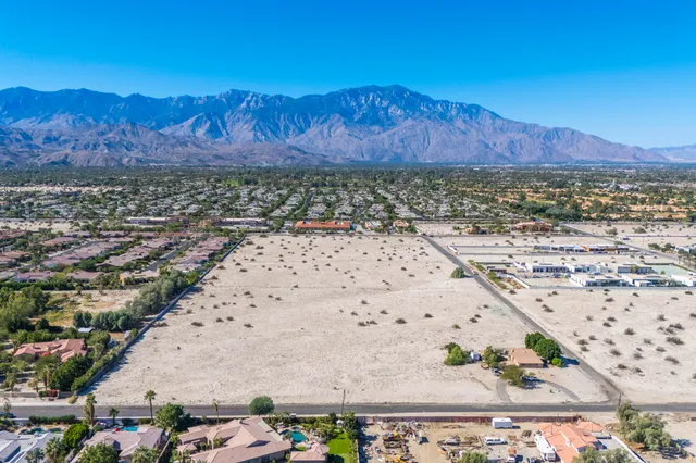 a view of an outdoor space with mountain view