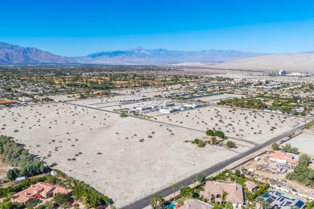 a view of city and mountain