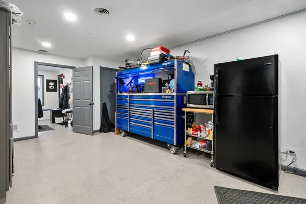 a view of a storage & utility room