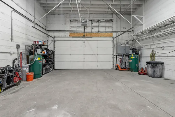 a view of garage