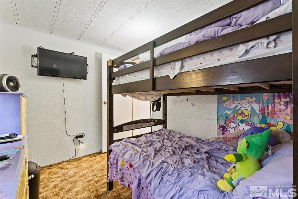 3867 Puffin Street Reno, NV 89508 - Photo 22 of 29 a bedroom with a bed and a flat screen tv