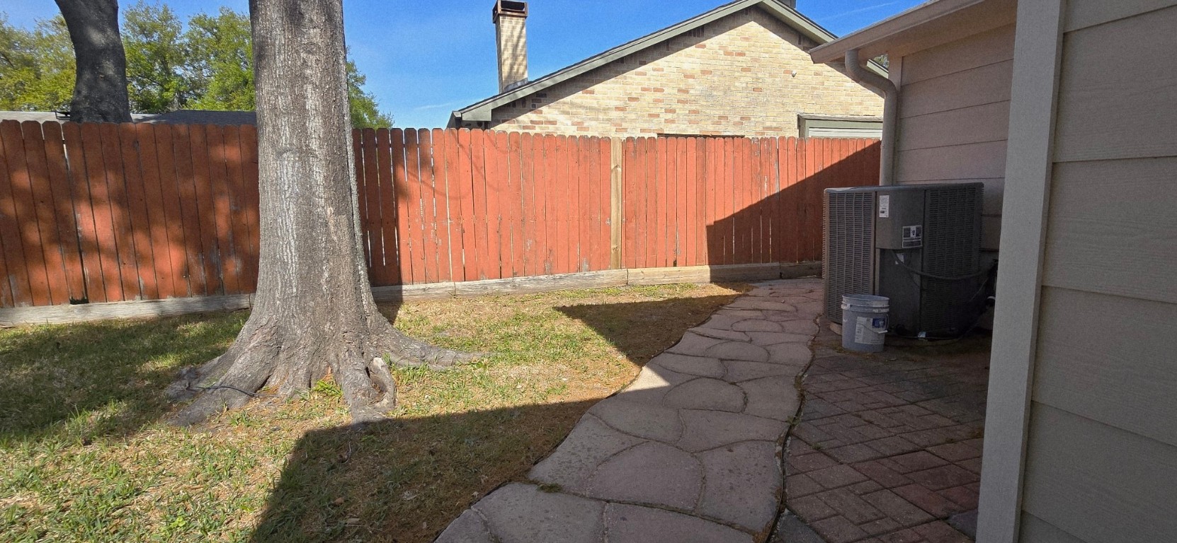 14830 Croxton Drive Houston, TX 77015 - Photo 31 of 38 a view of backyard with green space