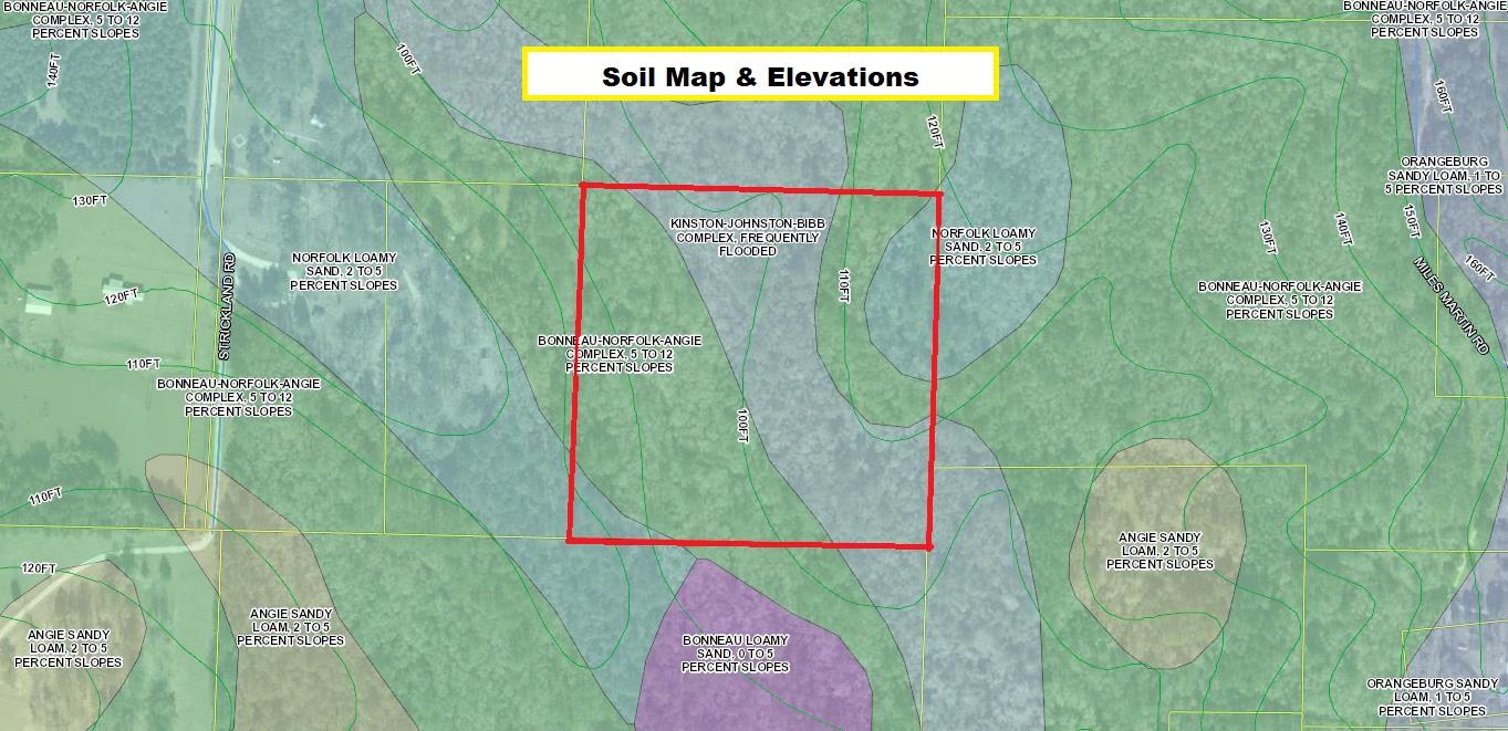 Soil Map & Elevations