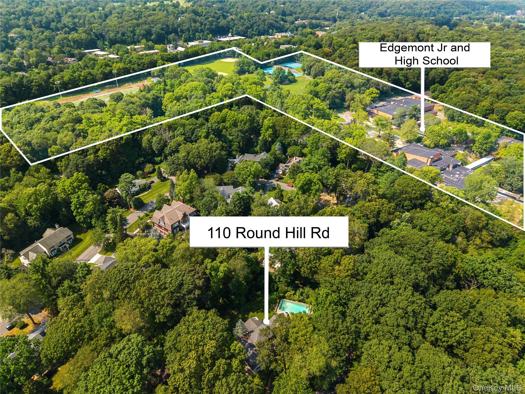 110 Round Hill Road Scarsdale, NY 10583 - Photo 43 of 48 Ideal location, near school, shopping, restaurants, Metro North, and more.