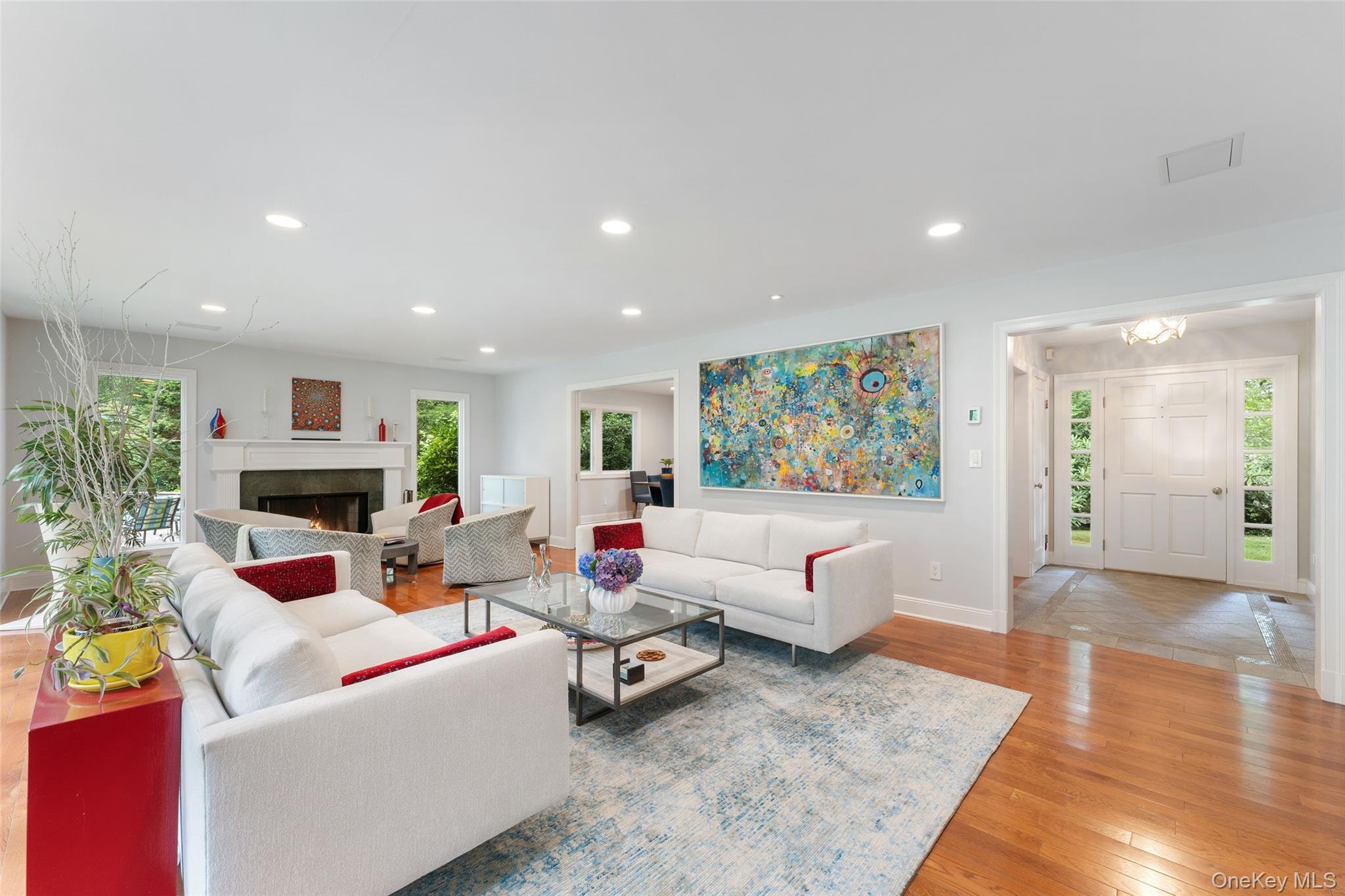 110 Round Hill Road Scarsdale, NY 10583 - Photo 8 of 48 View of Living room into foyer