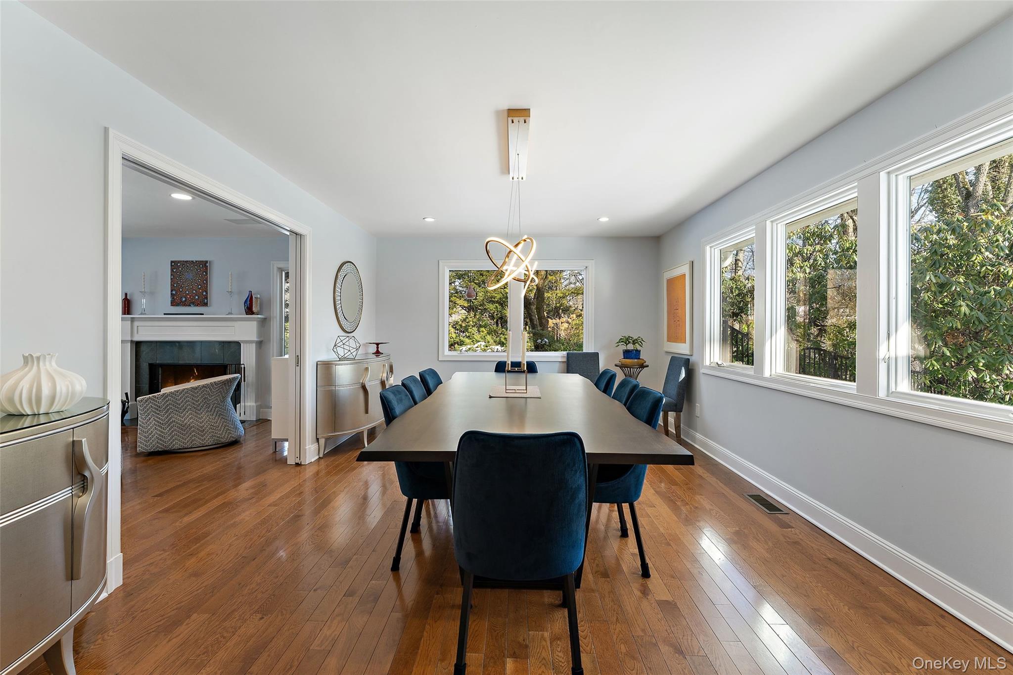 110 Round Hill Road Scarsdale, NY 10583 - Photo 9 of 48 Dining Room open to living room