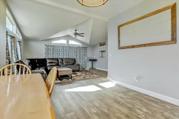 a room with gym equipment