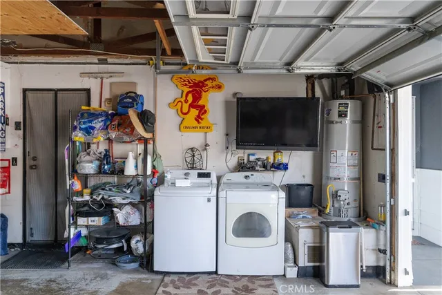 a living room with furniture and a bike