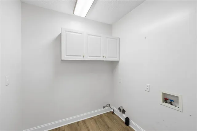 a room with storage and utility