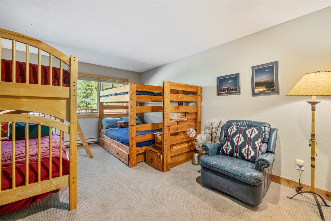 180 Tennis Club Road, Unit 1636 Keystone, CO 80435 - Photo 25 of 34 Bedroom with carpet flooring and baseboard heating