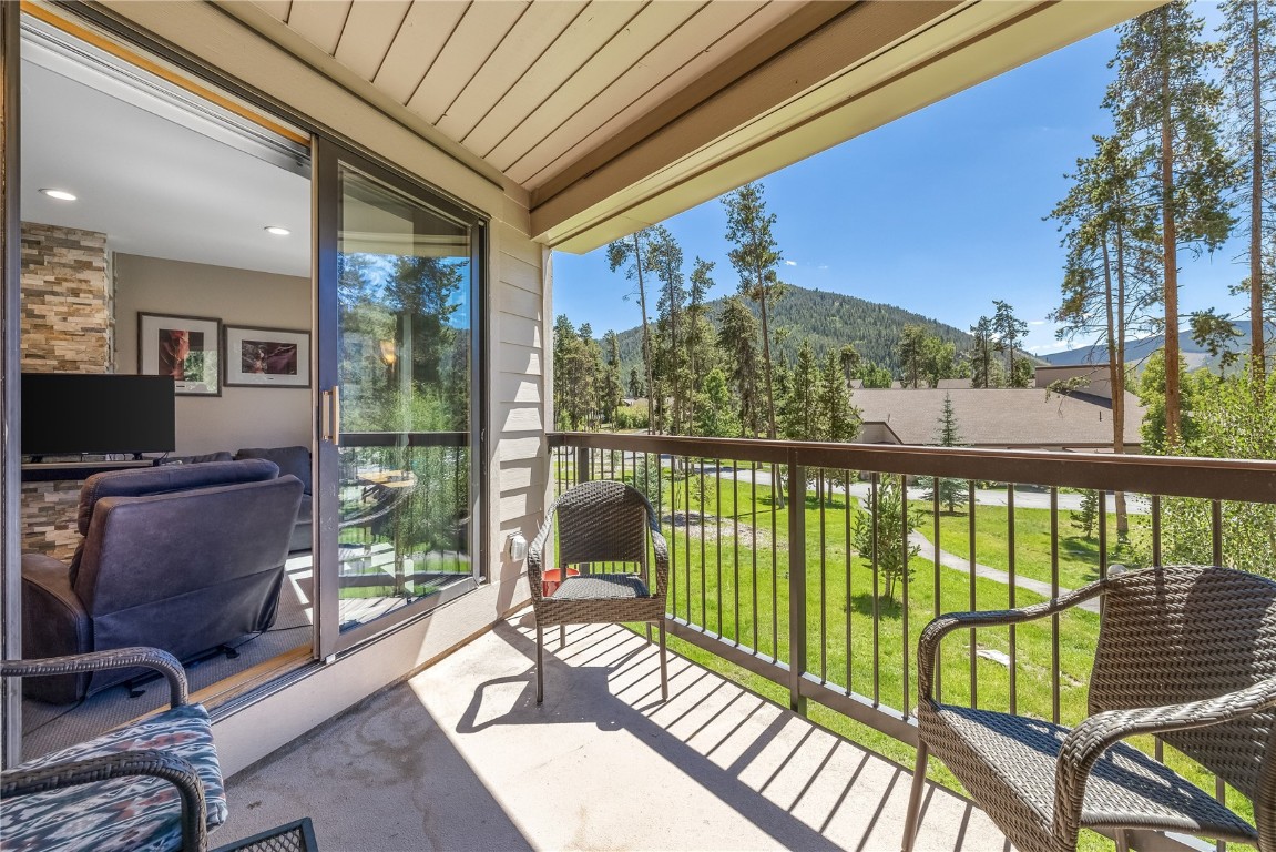 180 Tennis Club Road, Unit 1636 Keystone, CO 80435 - Photo 28 of 34 Balcony featuring a mountain view
