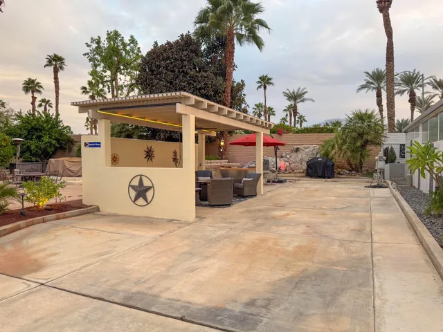 a view of a car garage