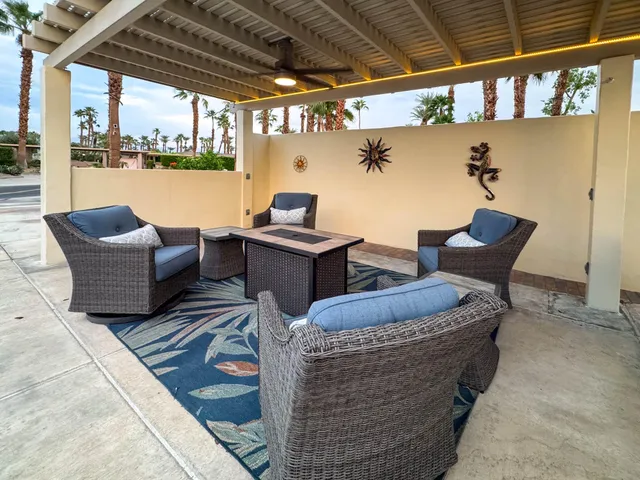 a view of a fireplace