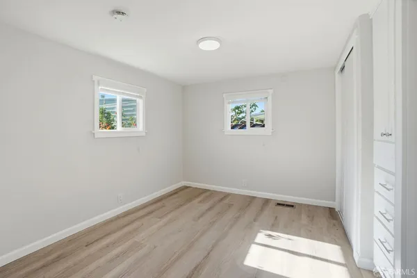 wooden floor in an empty room