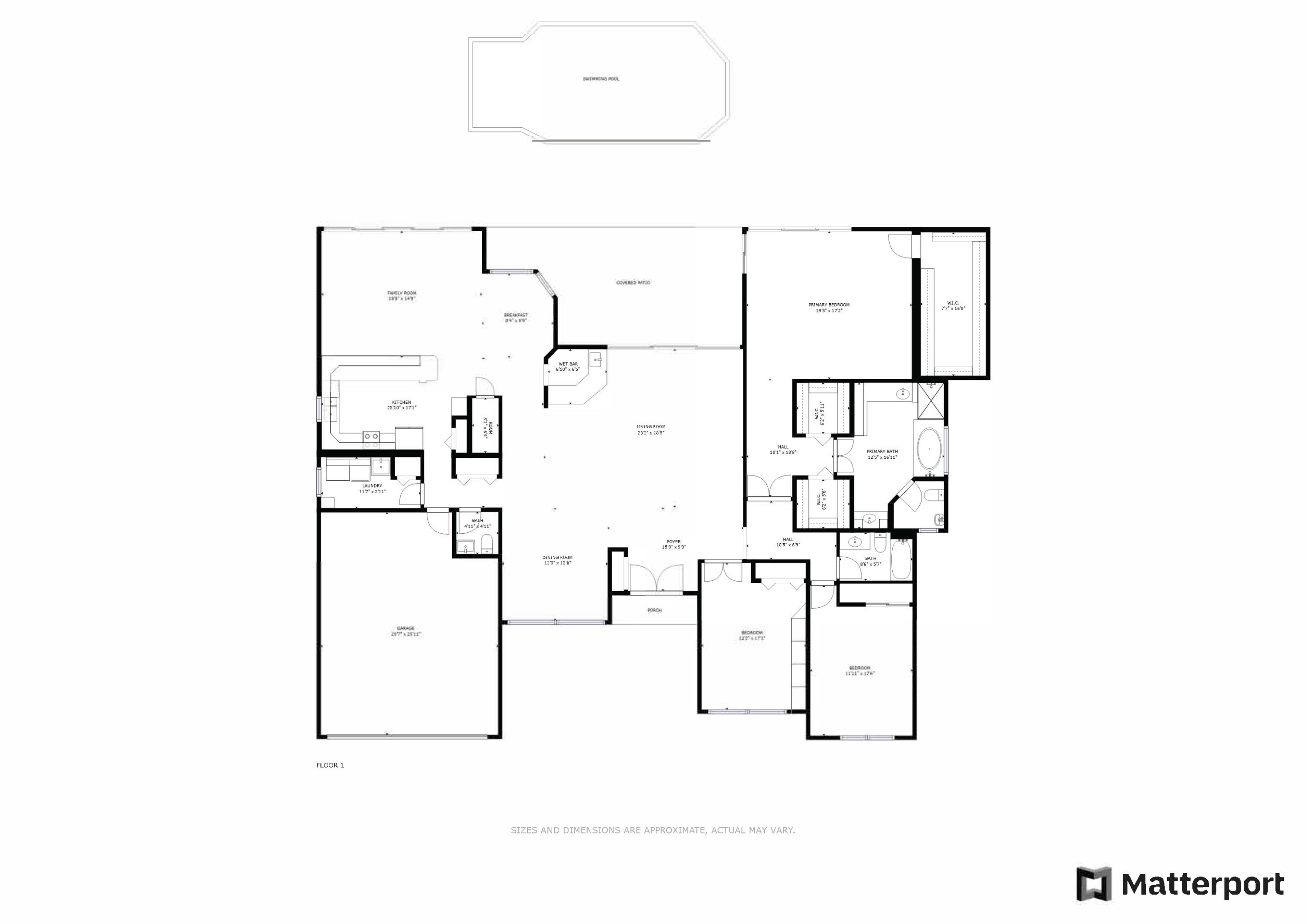 11164 Boca Woods Lane Boca Raton, FL 33428 - Photo 36 of 36 FLOOR PLAN