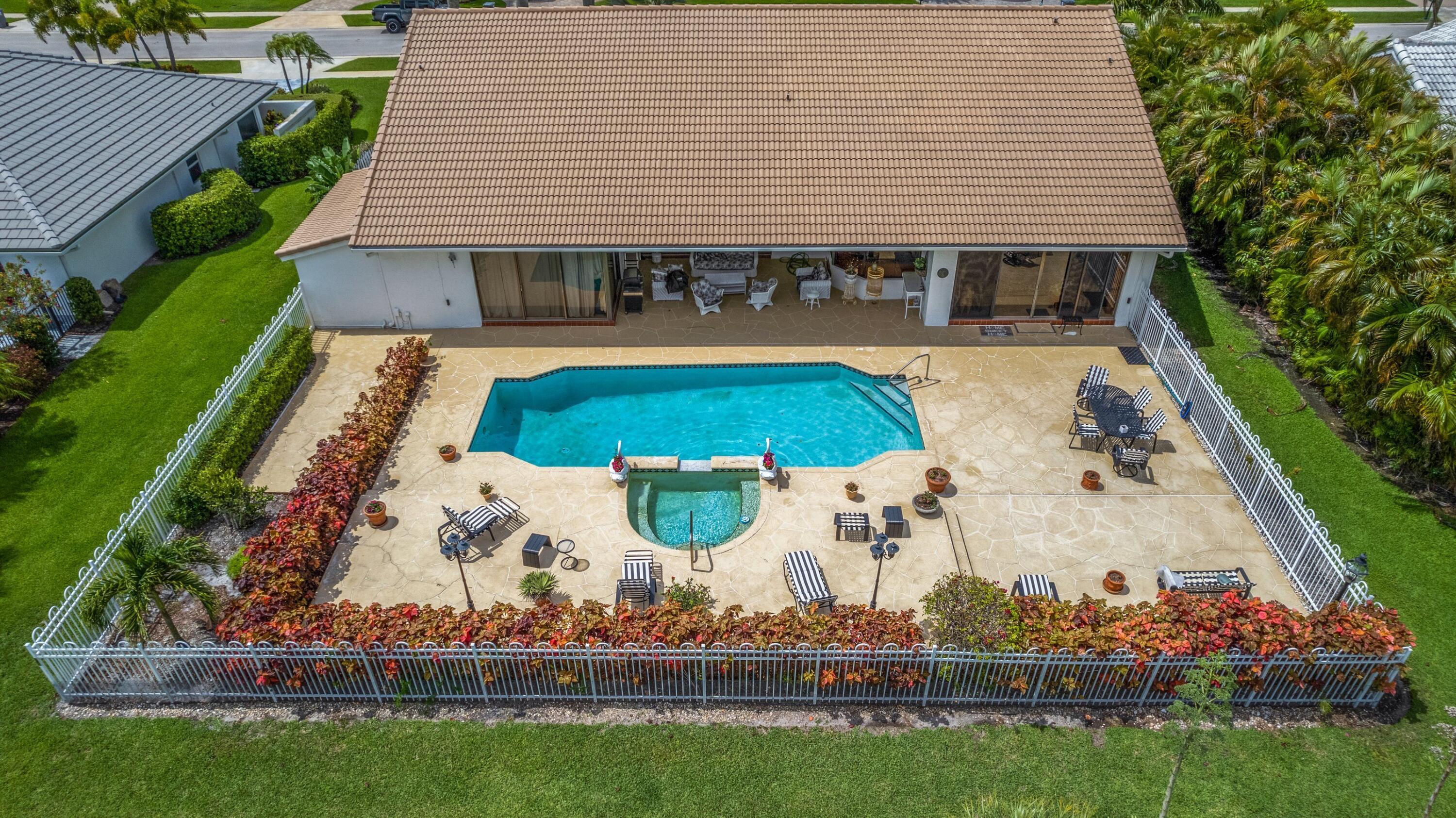 11164 Boca Woods Lane Boca Raton, FL 33428 - Photo 16 of 36 Aerial Pool