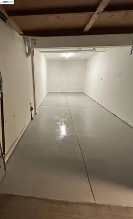 a view of a room with an empty space