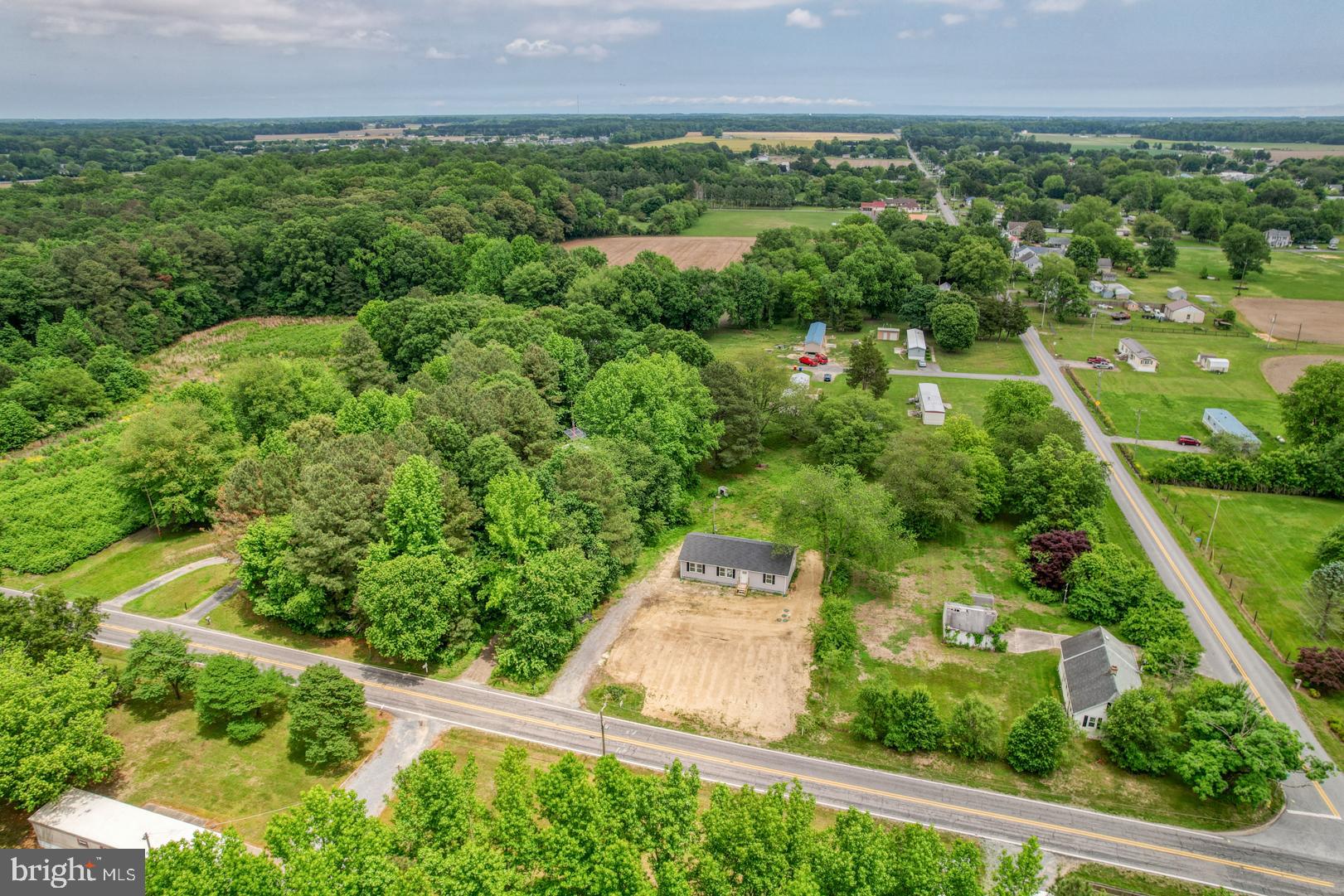 4366 Deep Grass Lane Houston, DE 19954 - Photo 24 of 28 an aerial view of a house with a yard