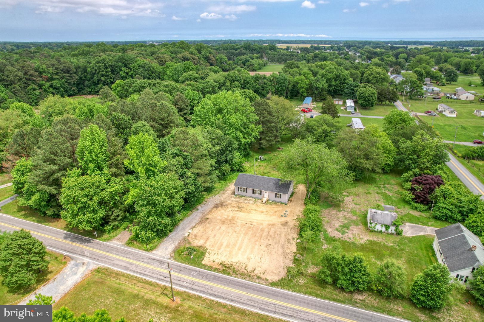 4366 Deep Grass Lane Houston, DE 19954 - Photo 25 of 28 a view of a back yard from a balcony