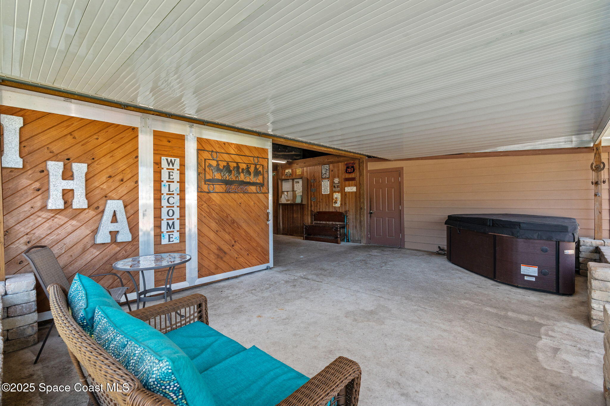 4630 James Road Cocoa, FL 32926 - Photo 22 of 58 a view of an empty room with a fireplace